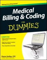 Medical billing & coding for dummies