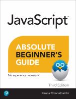 JavaScript : absolute beginner's guide