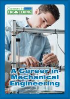 A career in mechanical engineering