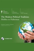 The modern political tradition : Hobbes to Habermas