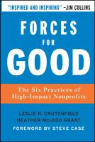 Forces for good : the six practices of high-impact nonprofits