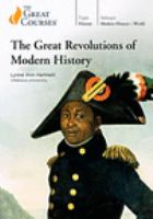 The great revolutions of modern history