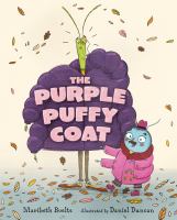 The purple puffy coat