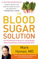 The blood sugar solution : the ultrahealthy program for losing weight, preventing disease, and feeling great now! / Mark Hyman