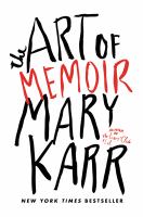 The art of memoir