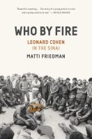 Who by fire : Leonard Cohen in the Sinai