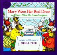 Mary wore her red dress, and Henry wore his green sneakers