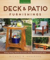 Deck & patio furnishings : seating, dining, wind & sun screens, storage, entertaining & more