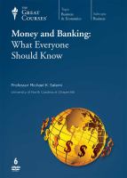 Money and banking : what everyone should know