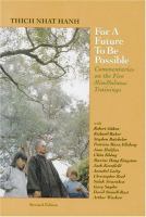 For a future to be possible : commentaries on the five mindfulness trainings