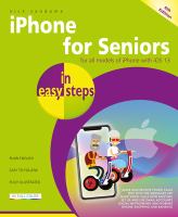 iPhone for seniors in easy steps : for all iPhones with iOS 13