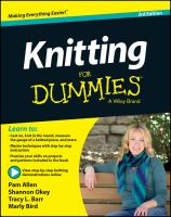 Knitting for dummies