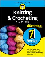 Knitting and crocheting