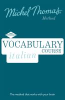 Vocabulary course. Italian