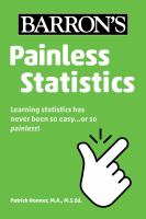 Painless statistics : learning statistics has never been so easy...or so painless