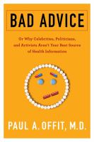Bad advice : or why celebrities, politicians, and activists aren't your best source of health information