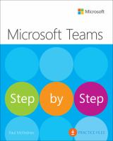 Microsoft Teams : step by step