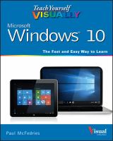 Teach yourself visually Windows 10 : [the fast and easy way to learn]