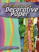 Creating decorative paper