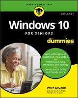 Windows 10 for seniors