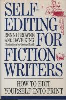 Self-editing for fiction writers