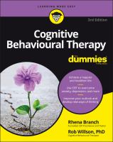 Cognitive behavioural therapy