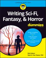 Writing sci-fi, fantasy, & horror