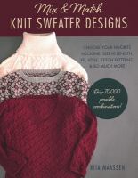 Mix and match knit sweater designs