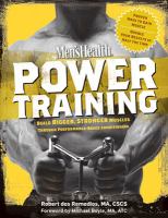 Men's health power training : build bigger, stronger muscles through performance based conditioning