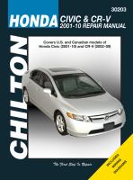 Chilton's Honda Civic & CR-V, 2001-10 repair manual