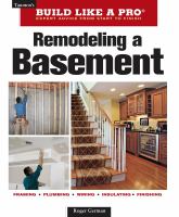 Remodeling a basement