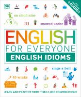 English for everyone. English idioms