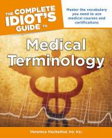 The complete idiot's guide to medical terminology